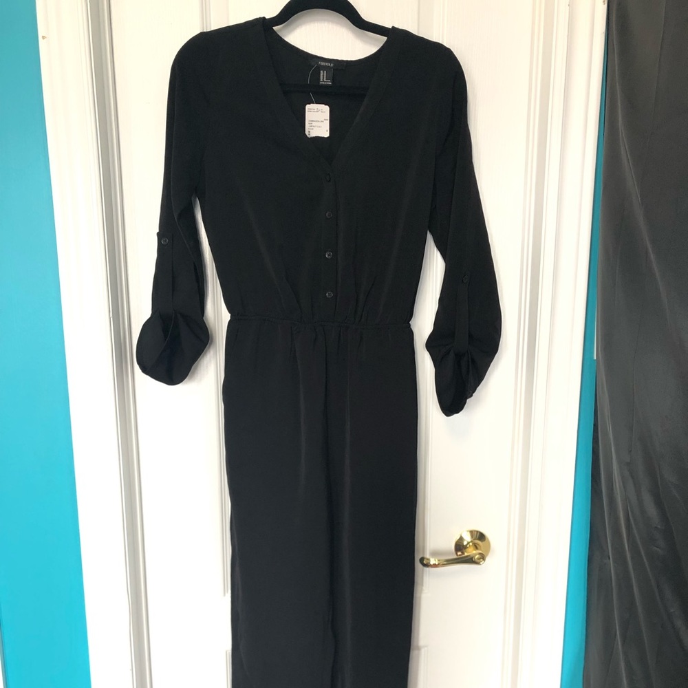 Forever 21 black jumpsuit